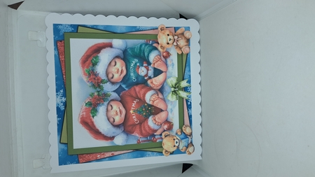 Baby twins first Christmas 1 by Andrea McGill