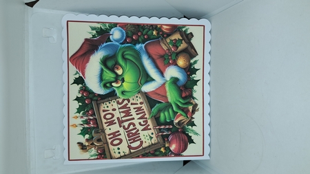10 The Grinch Card fronts with Christmas sentiments. 8x8 inches. JPEG by Andrea McGill