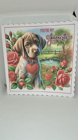 Valentine Pups by Andrea McGill