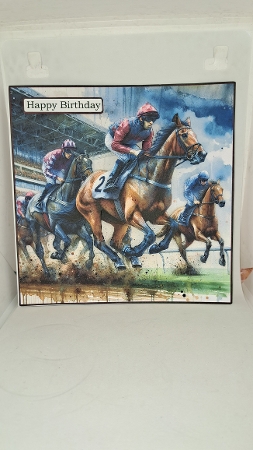 HORSE RACING 1 - Illustrations for Cardmakers & Designers  by Andrea McGill