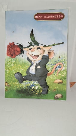 Mr Valentines Day Mouse by Andrea McGill
