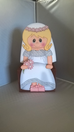 3D on the Shelf Card Kit - Sylvia the Beautiful Bride by Andrea McGill