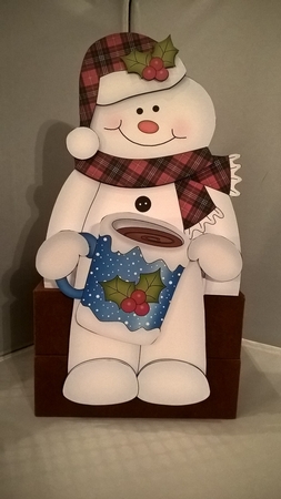 3D on the Shelf Card Kit - Mack the Snowman by Andrea McGill