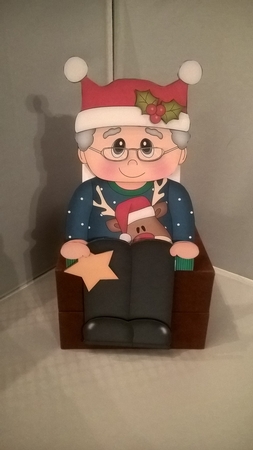 3D on the Shelf Card Kit - Christmas Jumper Old Man by Andrea McGill