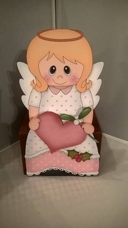 3D on the Shelf Card Kit - Little Christmas Nativity Angel by Andrea McGill