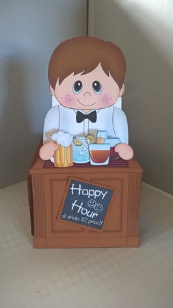 3D on the Shelf Card Kit - Little Barman Reg by Andrea McGill