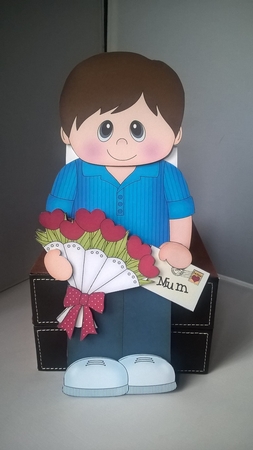 3D on the Shelf Card Kit - Shawn's Flowers for Mum by Andrea McGill