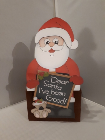 3D On the Shelf Card Kit - Christmas Dear Santa Ive been Good ... Or have I! by Andrea McGill