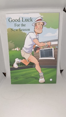 Lawn Bowls Dude 3 A4 by Andrea McGill