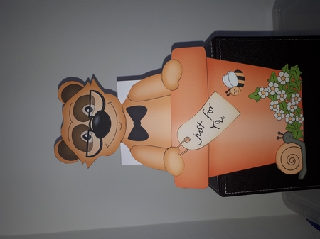 3D On the Shelf Card Kit - Flower Pot Friends Little Meerkat Boris by Andrea McGill