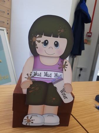 3D On the Shelf Card Kit - Danni is doing the Mud Run! by Andrea McGill