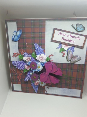 Lilac Bouquet 8x8 Card Kit by Andrea McGill
