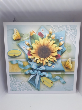 Sunflower Bouquet Glossy Paper Mini Kit by Andrea McGill