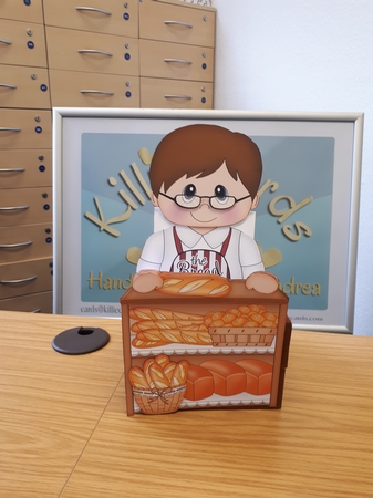 3D On the Shelf Card Kit - Teen Kirby works at the Bread & Bun Bakery by Andrea McGill
