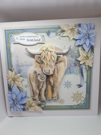 The Christmas Highland Cows by Andrea McGill