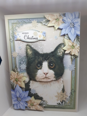 Christmas Cat Mini Kit One by Andrea McGill