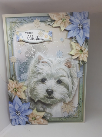 The Christmas West Highland Terrier by Andrea McGill