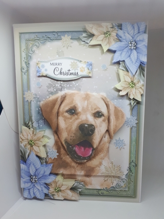 The Christmas Golden Lab by Andrea McGill