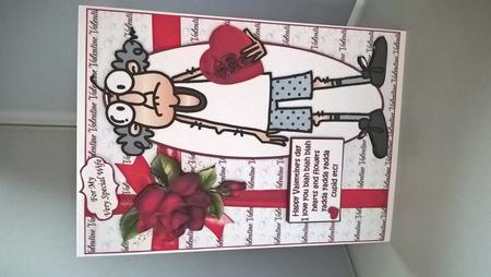 Gus Sends Valentine Wishes Quick Card by Andrea McGill
