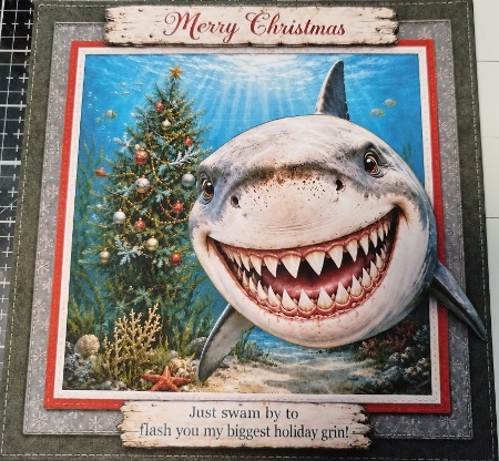 Merry Christmas **Just swam by** by Andrea Hippenstiel