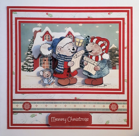 Christmas carolers by Andy George