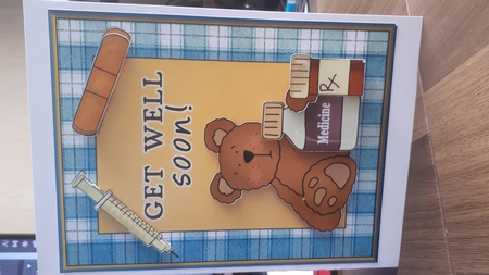 Get Well Soon Decoupage Topper 1 by Andy George