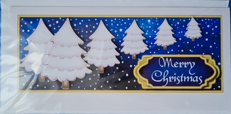 Cute Christmas Trees Dl Topper with Decoupage 11 by Andy George