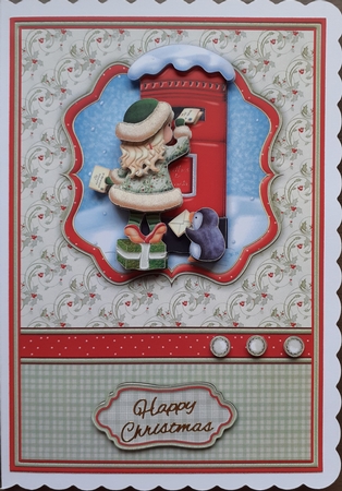Letters to Santa A5 Christmas Topper & Decoupage by Andy George