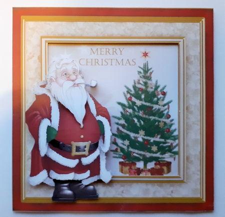 Santa & Tree 7x7 Mini Kit by Andy George