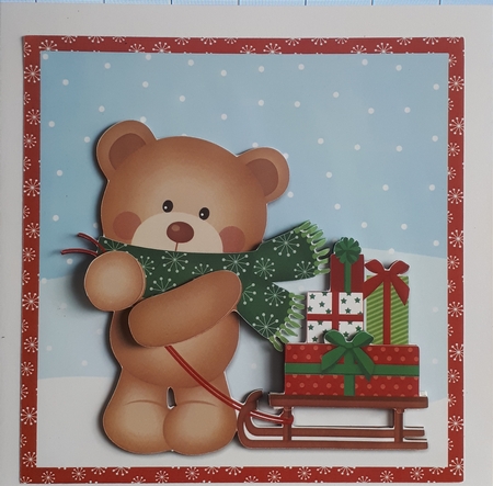 CHRISTMAS BEARS BUMPER KIT 1 by Andy George
