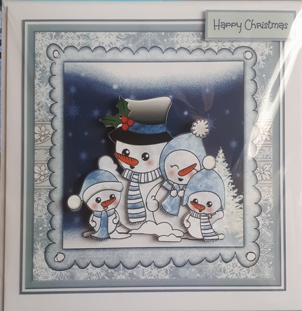 Snowman family by Andy George