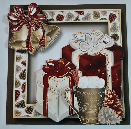Christmas Glitter Gifts 8x8 by Anette De Villiers