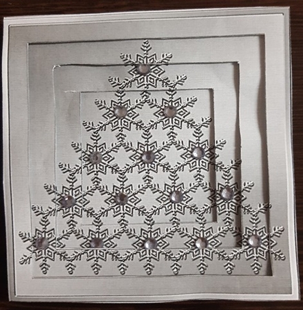 Christmas Snowflake Tree Tunnel Topper by Anette De Villiers