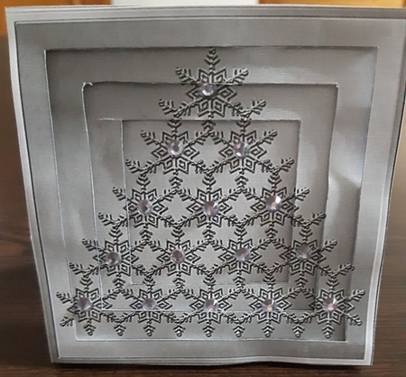 Christmas Snowflake Tree Tunnel Topper by Anette De Villiers