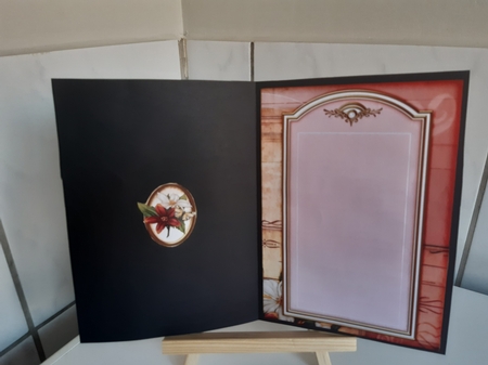Art Deco Lady Emilia 4 Sheet Mini Kit Red by Anette De Villiers