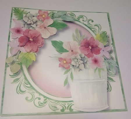 Beautiful Wildflowers Tin Pot 8x8 by Anette De Villiers