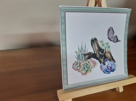 Succulents Cut Outs by Anette De Villiers