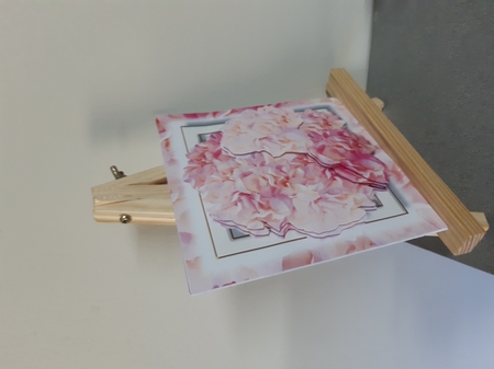 Pink Hydrangeas 8x8 by Anette De Villiers
