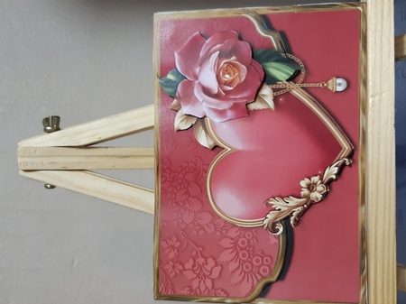 Royale Valentines Faux Envelope Card One I Love by Anette De Villiers