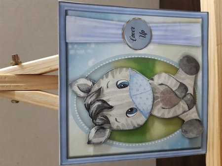 4, Lovely Cover-up Animal Cards  by Anette De Villiers