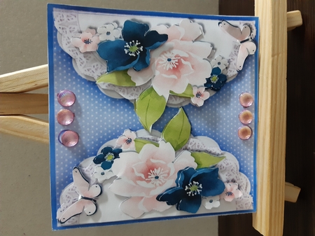 Beautiful Pinks and Navy  by Anette De Villiers