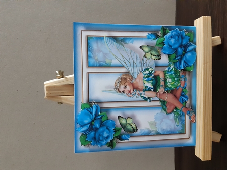 Fabulous Fairy - Blue & Green by Anette De Villiers