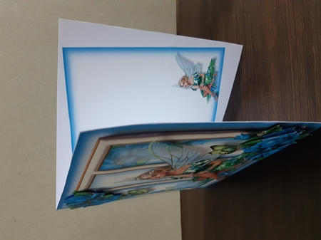 Fabulous Fairy - Blue & Green by Anette De Villiers