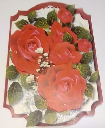 Cut, and Fold Beautiful Red Roses for Love . by Anette De Villiers