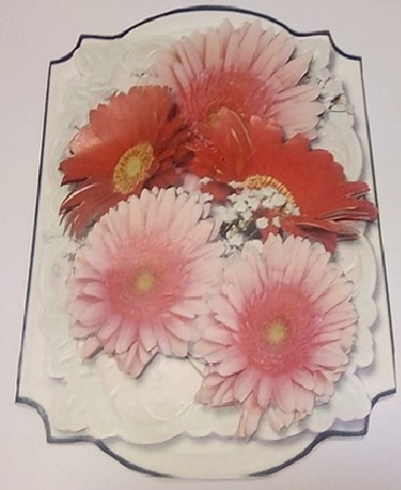 Print and Cut , Beautiful Gerbera's and Baby's Breat by Anette De Villiers