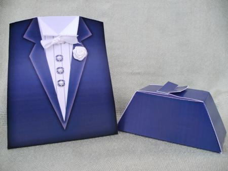 Dressed to Thrill! Shaped Treat or Favour Box Sheet 2 by Angela Blackmore