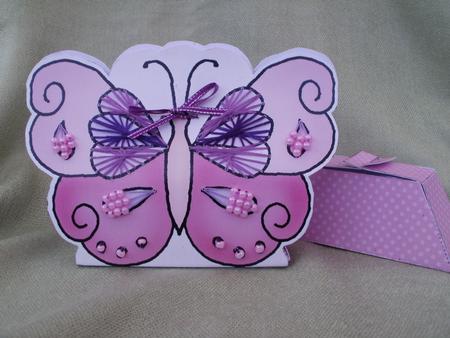 Fluttery Butterfly Shaped Treat or Favour Box Sheet 1 by Angela Blackmore
