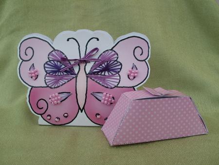 Fluttery Butterfly Shaped Treat or Favour Box Sheet 2 by Angela Blackmore