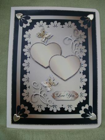 Two Hearts & Butterflies Valentine/anniversary/birthday T by Angela Blackmore