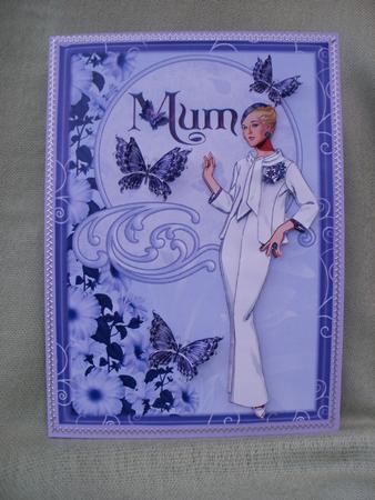 Elegance and Butterflies for Mum by Angela Blackmore